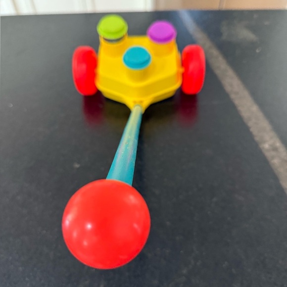 NEAT VINTAGE FISHER PRICE HAPPY WHISTLERS PUSH POP UP TOY - Picture 5 of 6